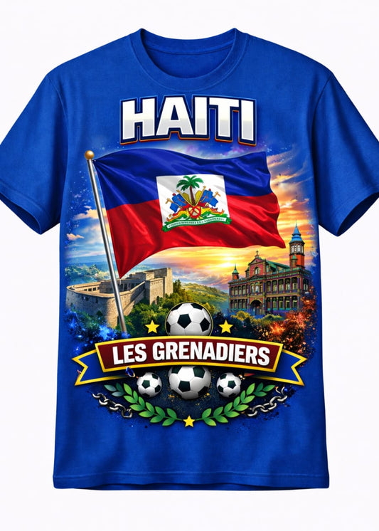 Haiti Short Sleeve Blue