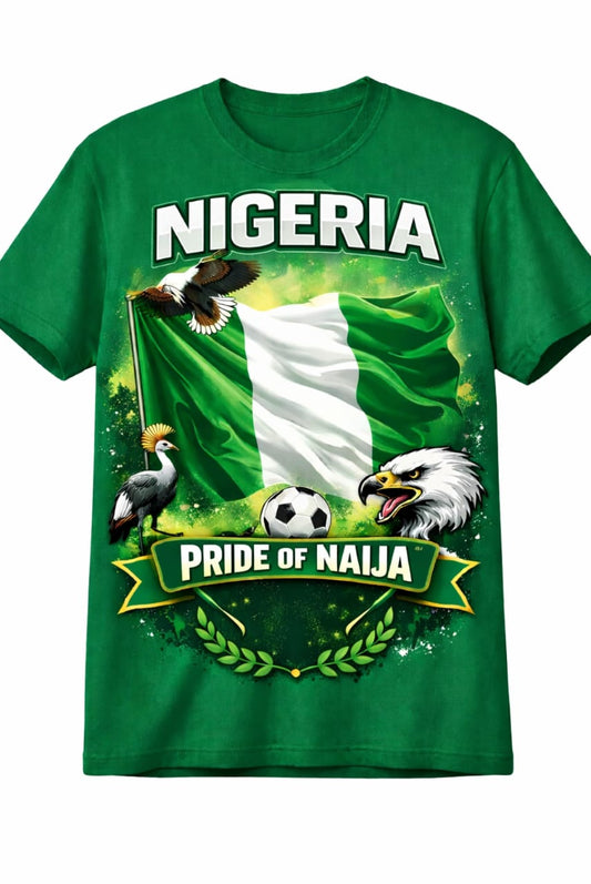Nigeria Short Sleeve Blue